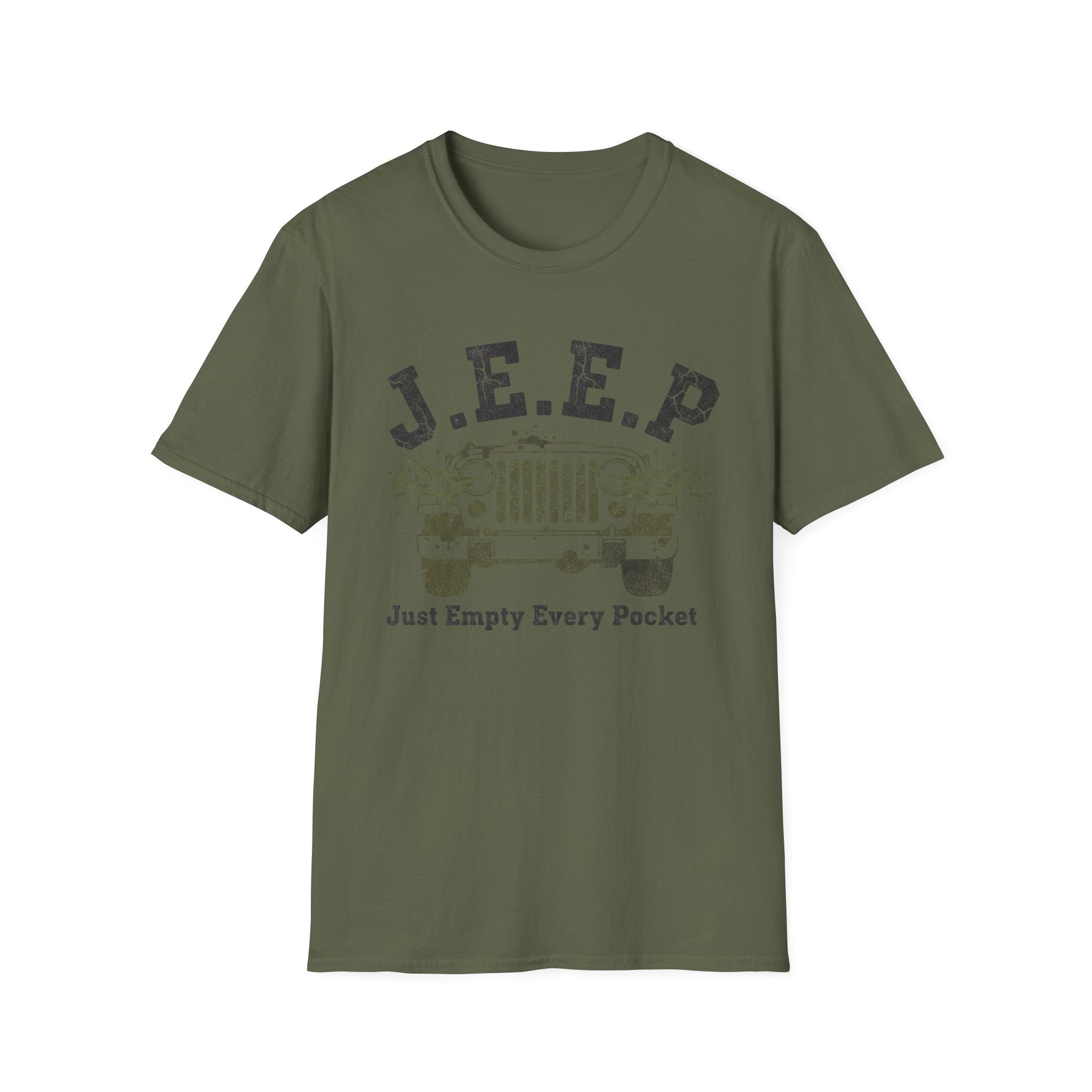Just Empty Every Pocket Front View T-Shirt