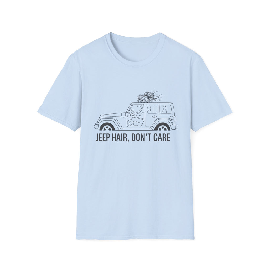 Jeep Hair Don't Care 4 Door T-Shirt