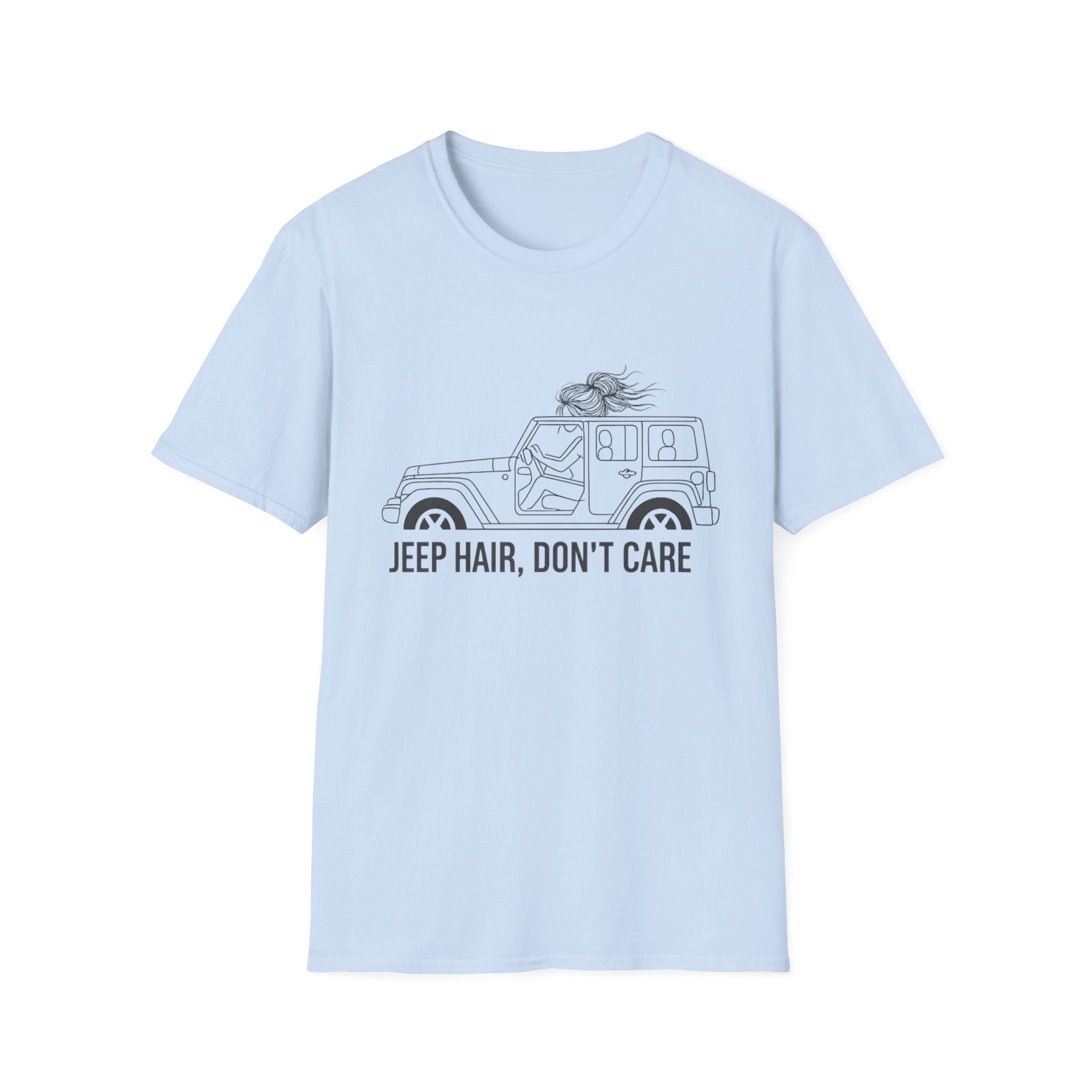 Jeep Hair Don't Care 4 Door T-Shirt