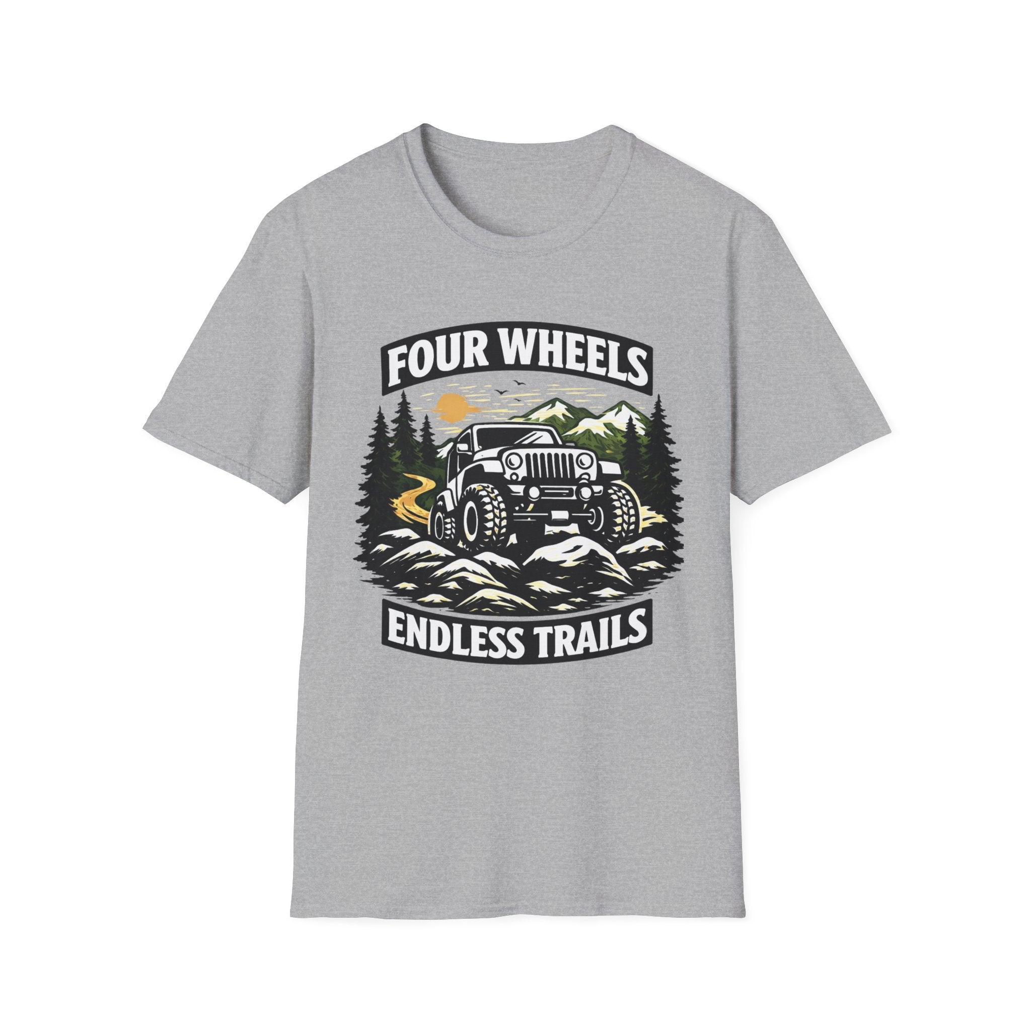 Four Wheels Endless Trail T-Shirt