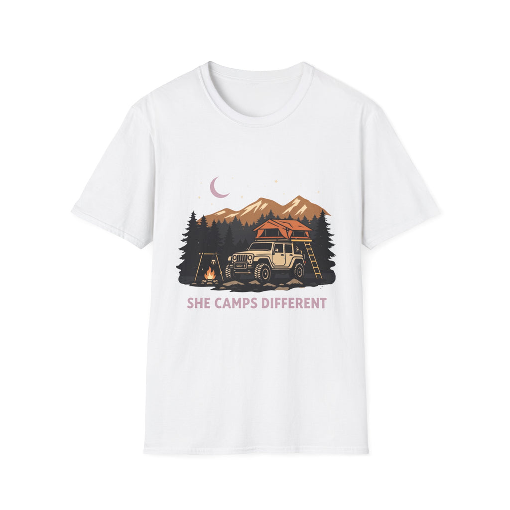 She Camps Different T-Shirt