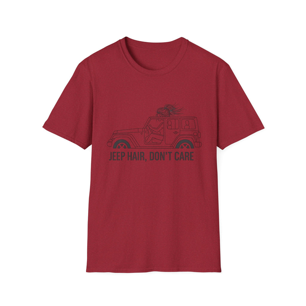 Jeep Hair Don't Care 4 Door T-Shirt