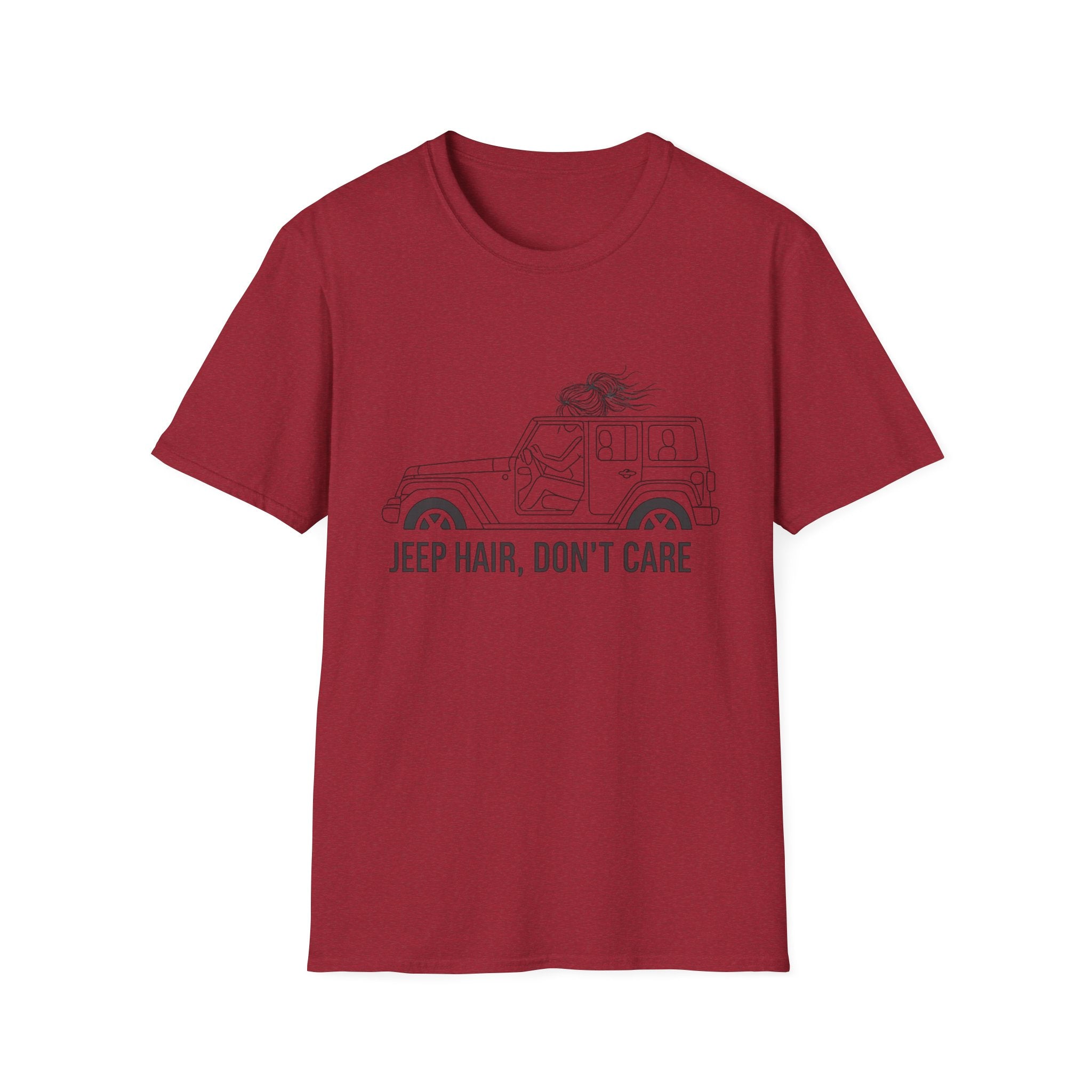 Jeep Hair Don't Care 4 Door T-Shirt