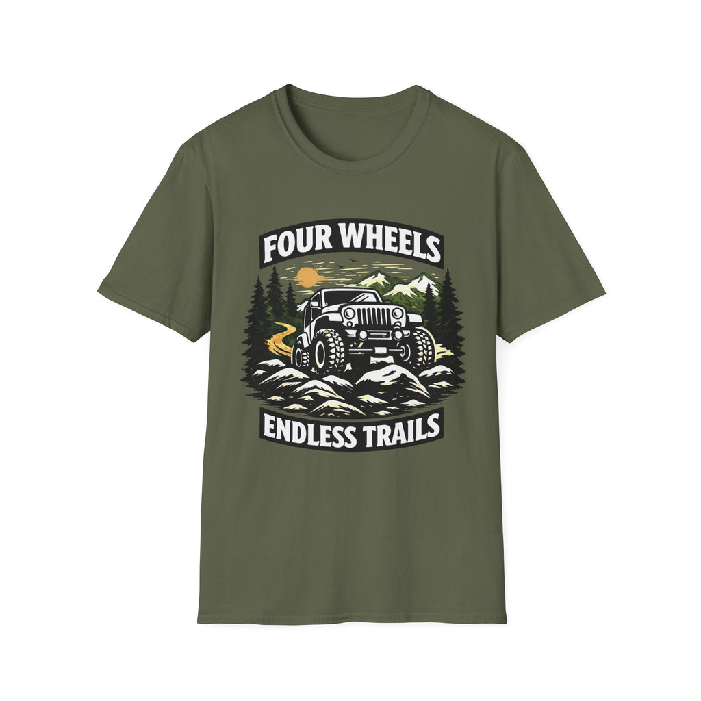 Four Wheels Endless Trail T-Shirt