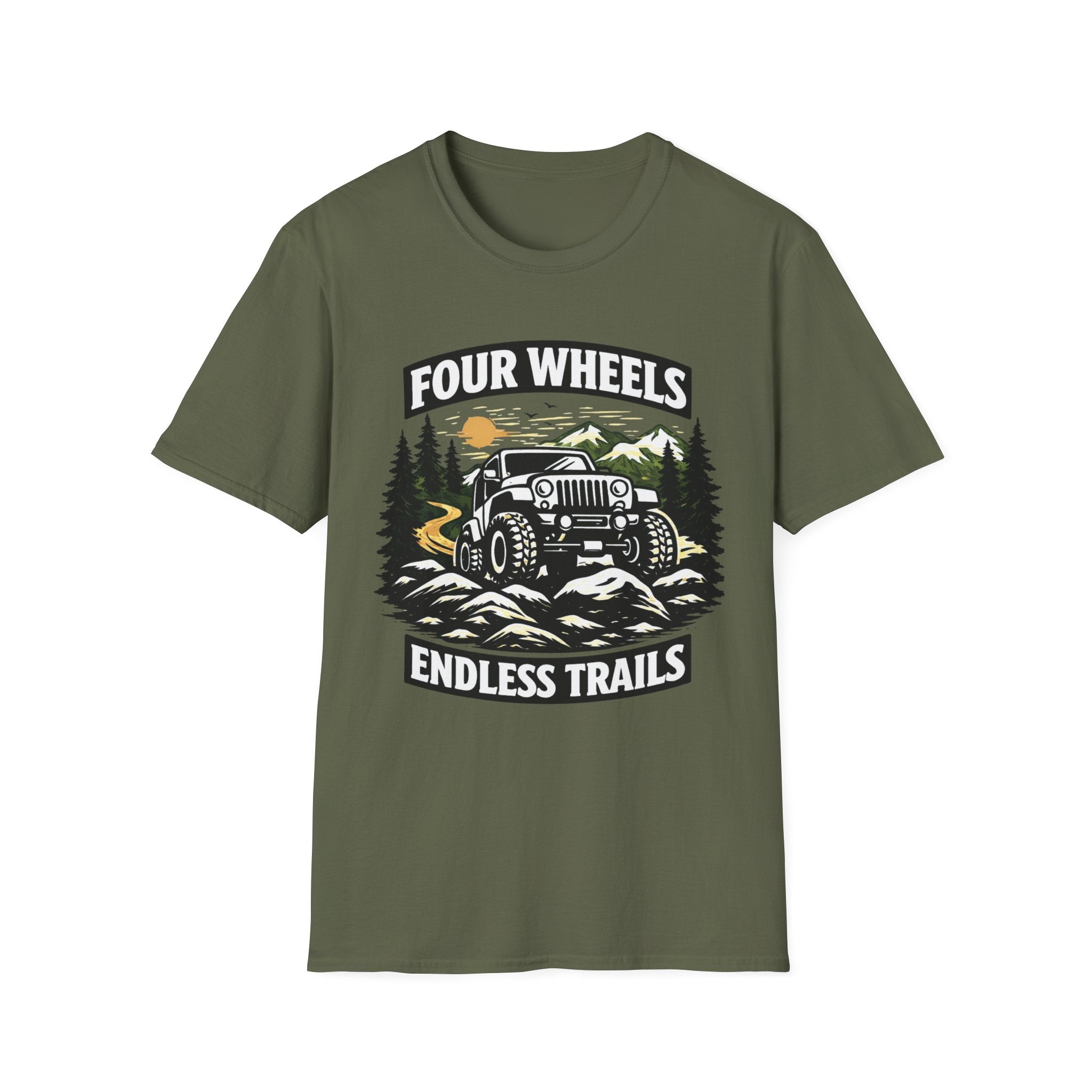 Four Wheels Endless Trail T-Shirt