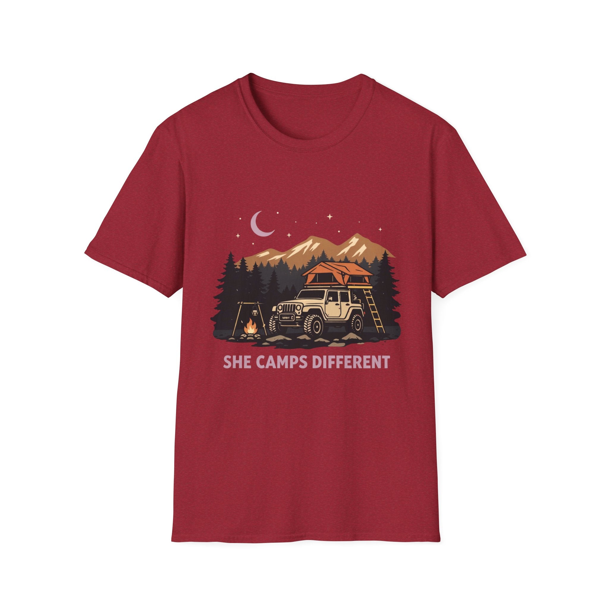 She Camps Different T-Shirt