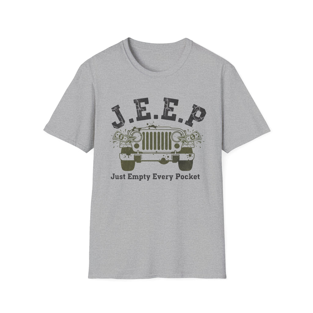 Just Empty Every Pocket Front View T-Shirt
